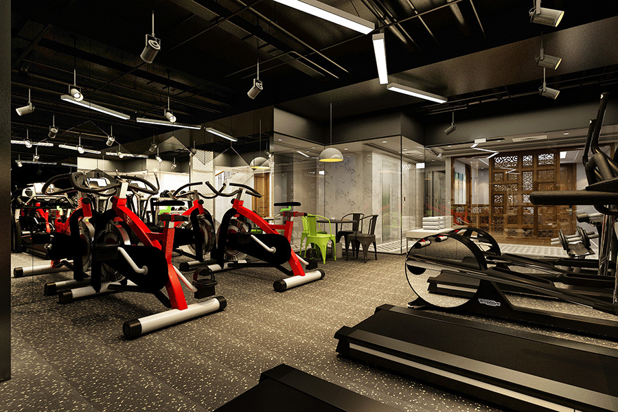 gym and fitness equipment